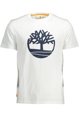 Marškinėliai vyrams Timberland TB0A2C6S, balti kaina ir informacija | Vyriški marškinėliai | pigu.lt