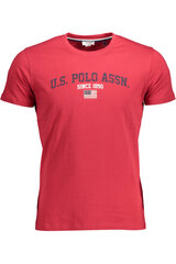Футболка мужская U.S. Polo Assn., красная цена и информация | Мужские футболки | pigu.lt
