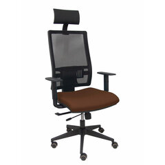 Ofiso kėdė su atrama galvai P&C Horna Traslack bali, juoda kaina ir informacija | Biuro kėdės | pigu.lt