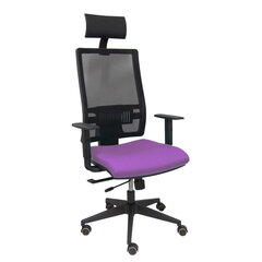 Ofiso kėdė su atrama galvai P&C Horna Traslack bali, violetinė kaina ir informacija | Biuro kėdės | pigu.lt