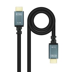 HDMI kabelis Nanocable Iris 8K, 0,5 m цена и информация | Кабели и провода | pigu.lt