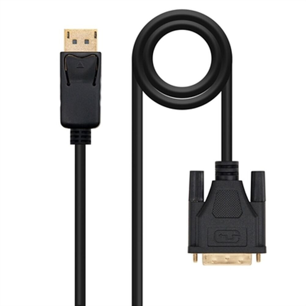 DisplayPort DVI adapteris Nanocable 10.15.4501, 1 m цена и информация | Adapteriai, USB šakotuvai | pigu.lt