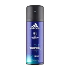 Спрей-дезодорант Adidas Uefa Champions League Champions, 150 мл цена и информация | Adidas Духи, косметика | pigu.lt