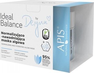 apis ideal balance by deynn, нормализующая и увлажняющая маска с водорослями 100 г цена и информация | Маски для лица, патчи для глаз | pigu.lt
