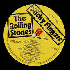 Vinilo plokštė The Rolling Stones - Sticky Fingers kaina ir informacija | Vinilinės plokštelės, CD, DVD | pigu.lt