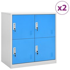 Spintelės, 90x45x92,5 cm, 2 vnt, mėlynos цена и информация | Шкафчики в гостиную | pigu.lt