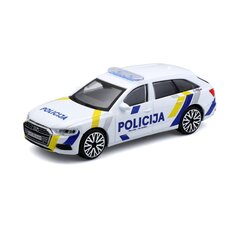 Automodelis Bburago Audi A6 Avant Latvijos policija kaina ir informacija | Žaislai berniukams | pigu.lt