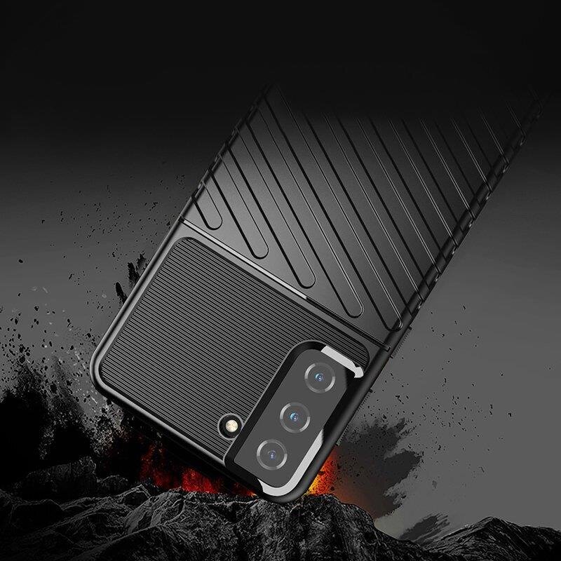 Thunder Case flexible armored cover, skirtas Samsung Galaxy S22 + (S22 Plus), mėlynas цена и информация | Telefono dėklai | pigu.lt