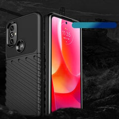 Thunder Case flexible armored cover, skirtas Motorola Moto G Power 2022, juodas kaina ir informacija | Telefono dėklai | pigu.lt