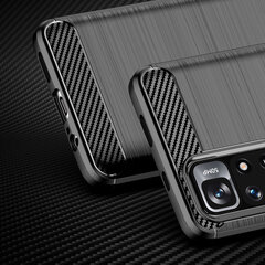 Hurtel Carbon Case skirtas Xiaomi Redmi Note 11, juodas kaina ir informacija | Telefono dėklai | pigu.lt