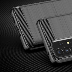 Hurtel Carbon Case skirtas Samsung Galaxy A53 5G, juodas kaina ir informacija | Telefono dėklai | pigu.lt