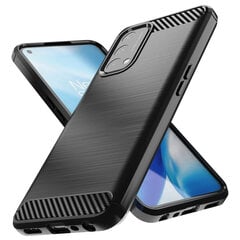 Чехол Hurtel Carbon для OnePlus Nord N200 5G, чёрный цена и информация | Чехлы для телефонов | pigu.lt