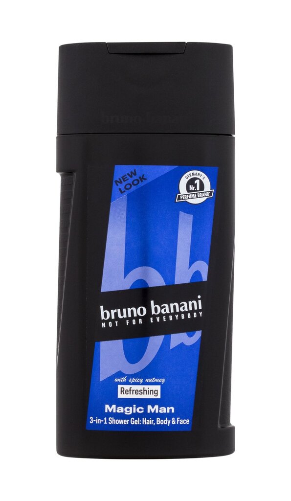 Dušo želė vyrams Bruno Banani Magic Man 3in1 250 ml цена и информация | Parfumuota kosmetika vyrams | pigu.lt