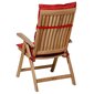 Madison Pagalvėlė kėdei su aukštu atlošu Panama, raudona, 123x50cm цена и информация | Pagalvės, užvalkalai, apsaugos | pigu.lt