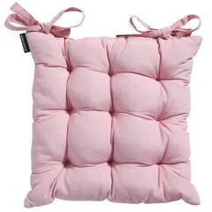 Madison Sėdynės pagalvėlė Panama, švelnios rožinės spalvos, 46x46cm цена и информация | Подушки, наволочки, чехлы | pigu.lt