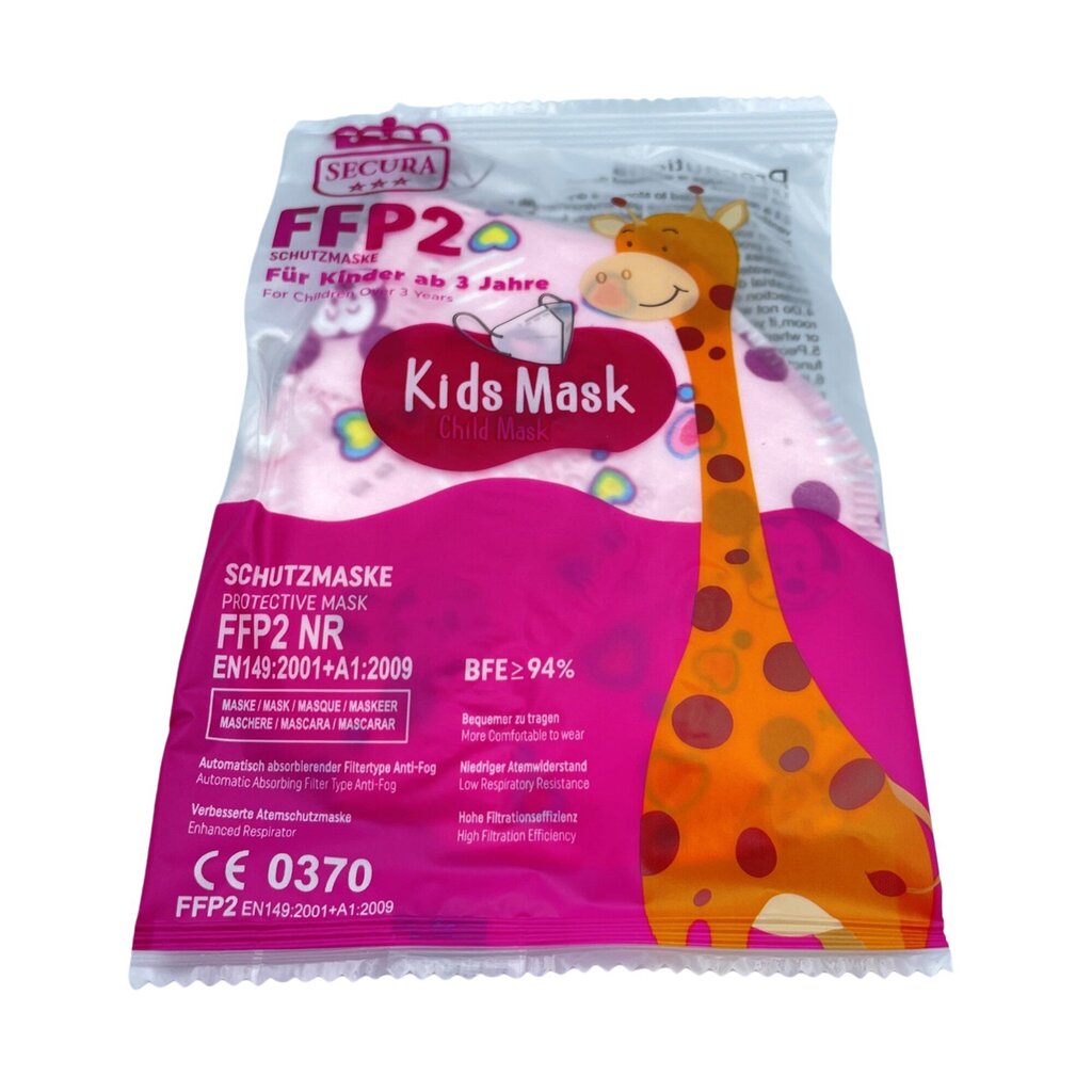 Vaikiškas respiratorius FFP2, 10 vnt. цена и информация | Pirmoji pagalba | pigu.lt