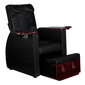 Pedikiūro krėslas su masažo funkcija Azzurro 101, juodas kaina ir informacija | Baldai grožio salonams | pigu.lt