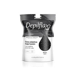 Vaškas granulėse Depilflax Negra Elastica, 1 kg kaina ir informacija | Depiliacijos priemonės | pigu.lt