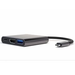 Адаптер 4smarts Multimedia USB-C to USB / HDMI / USB-C цена и информация | Адаптеры, USB-разветвители | pigu.lt