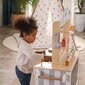 Vaikiška medinė piešimo lenta Cukrainė ir ledų parduotuvė ant ratų Viga kaina ir informacija | Lavinamieji žaislai | pigu.lt