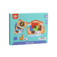 Medinė magnetinė dėlionė vaikams Nojaus arka Tooky Toy, 26 vnt. kaina ir informacija | Lavinamieji žaislai | pigu.lt