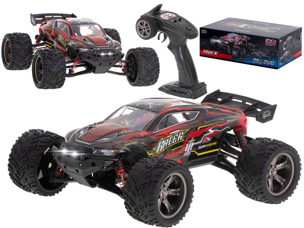 RC automobilis monster truck 1:12 2.4GHZ X9116, raudonas kaina ir informacija | Žaislai berniukams | pigu.lt