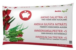 Baltic Agro Amonio salietra, 15 kg цена и информация | Рассыпчатые удобрения | pigu.lt