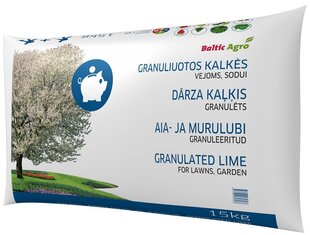 Baltic Agro Granuliuotos kalkės, 15 kg kaina ir informacija | Birios trąšos | pigu.lt