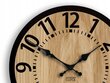 Sieninis ąžuolinis laikrodis ModernClock 33cm kaina ir informacija | Laikrodžiai | pigu.lt