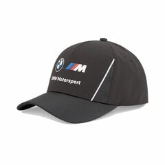 Спортивная кепка Puma BMW Motorsport, чёрная S6438728 цена и информация | Мужские шарфы, шапки, перчатки | pigu.lt