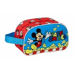 Школьный несессер Mickey Mouse Happy Smiles (26 x 15 x 12 cm) цена и информация | Школьные рюкзаки, спортивные сумки | pigu.lt