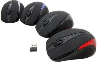 Беспроводная мышь EM101 USB, 2,4 ГГц, разноцветная цена и информация | Esperanza Компьютерная техника | pigu.lt