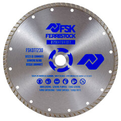 Режущий диск Ferrestock 230 Ø, алмазная огранка цена и информация | Механические инструменты | pigu.lt