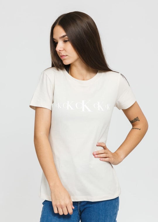 Marškinėliai moterims Calvin Klein цена и информация | Marškinėliai moterims | pigu.lt