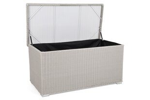 Садовый ящик для подушек и инструментов Lorca 1037 L, белый цена и информация | Уличные контейнеры, контейнеры для компоста | pigu.lt