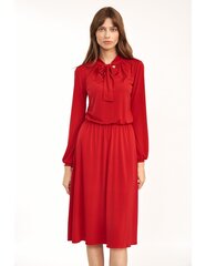 Красное платье со шрифтом - S186 цена и информация | Платья | pigu.lt