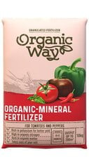 Organinės - Mineralinės pomidorų ir paprikų trąšos Organic Way 10 kg kaina ir informacija | Birios trąšos | pigu.lt