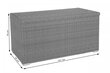 Sodo dėžė pagalvėms ir įrankiams Lorca Mini 841 L, šviesiai pilka kaina ir informacija | Komposto dėžės, lauko konteineriai | pigu.lt