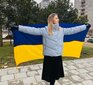 Ukrainos vėliava, 100x170 cm, 1 vnt kaina ir informacija | Vėliavos ir jų priedai | pigu.lt