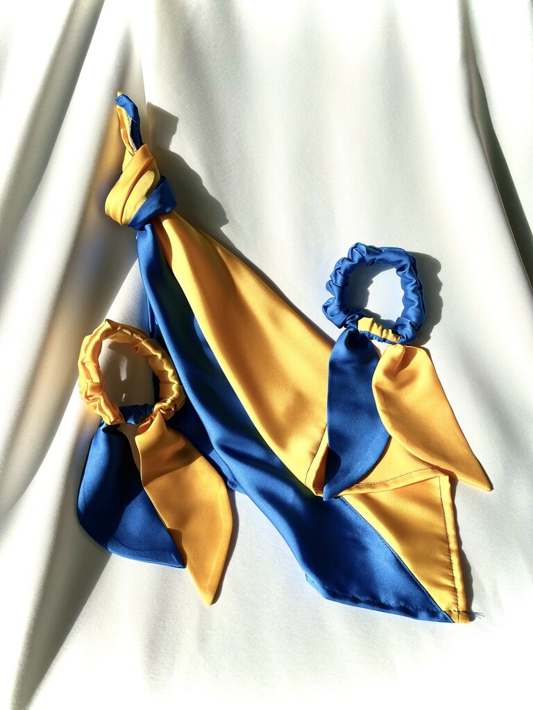 Skarelė su Ukrainos vėliava, 40x40 cm цена и информация | Kitos originalios dovanos | pigu.lt