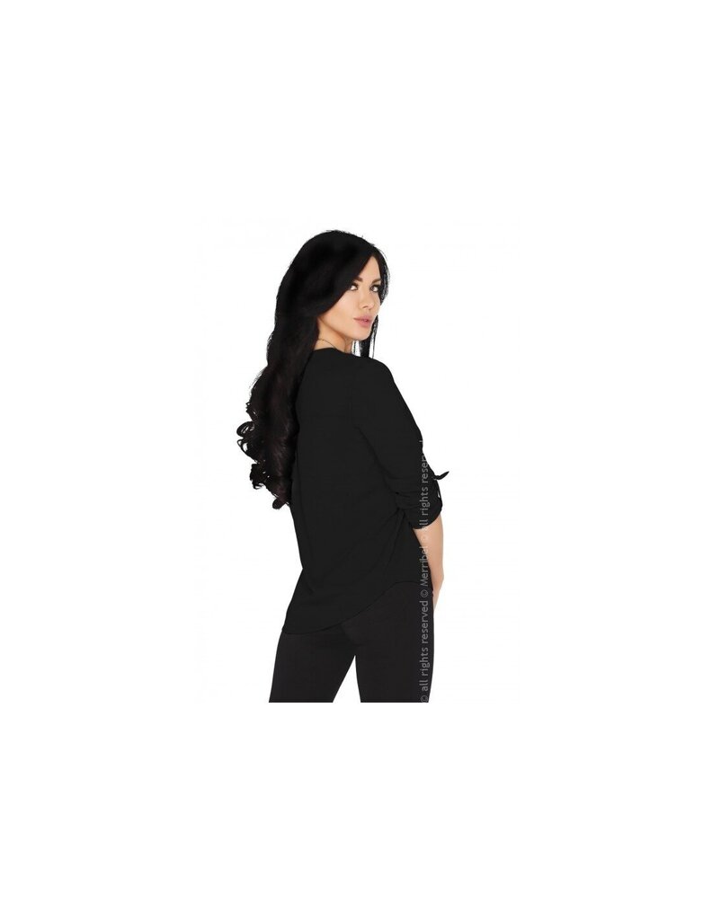 Palaidinė moterims Merribel, juoda kaina ir informacija | Palaidinės, marškiniai moterims | pigu.lt