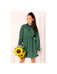 Темно-зеленое платье Mirava цена и информация | Платья | pigu.lt
