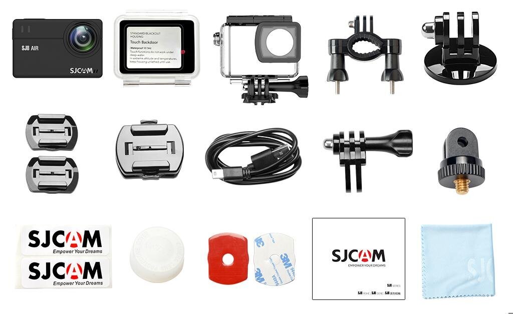 Sjcam SJ8 AIR, White kaina ir informacija | Veiksmo ir laisvalaikio kameros | pigu.lt