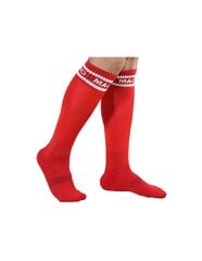 Носки MACHO MALE LONG SOCKS ONE SIZE - RED цена и информация | Носки, колготки для мальчиков | pigu.lt