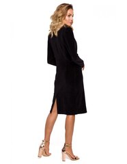 Платье-жакет из велюра M641, черный цвет цена и информация | Платья | pigu.lt