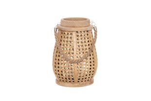 Žibintas Rattan 19x25 cm kaina ir informacija | Žvakės, Žvakidės | pigu.lt