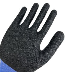 Перчатки с Латексом, Синие, Размер 9, Nm1350p-b/blk цена и информация | Pirštinės darbui sode M/25cm | pigu.lt