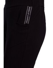 Брюки на резинке M570, черныe цена и информация | Женские брюки | pigu.lt