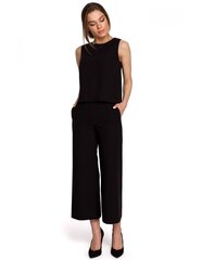 Kelnės moterims Style S256, juodos цена и информация | Женские брюки  | pigu.lt