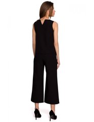 Kelnės moterims Style S256, juodos цена и информация | Женские брюки  | pigu.lt